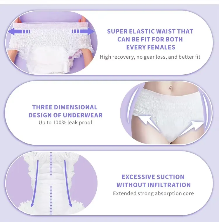 dispoable period panty pads features dispoable period panty pads features